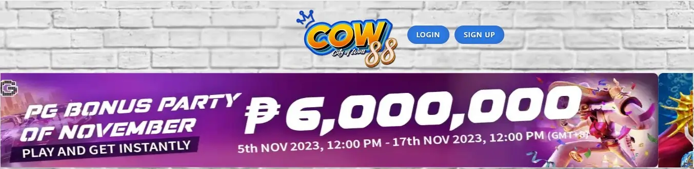 Cow88 Online Casino Login