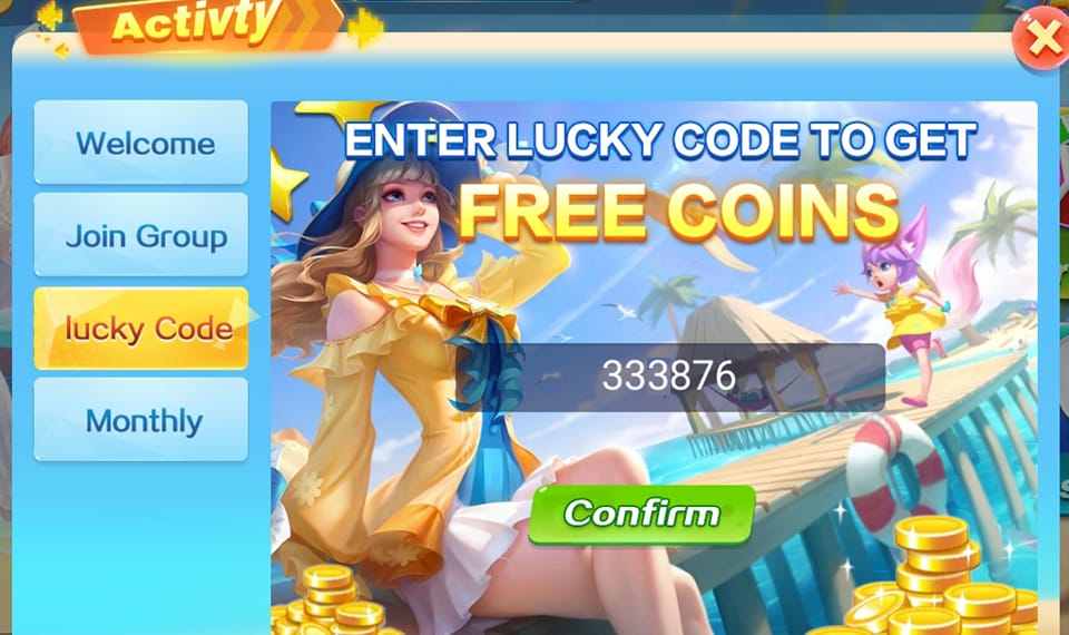 Masaya Game lucky code
