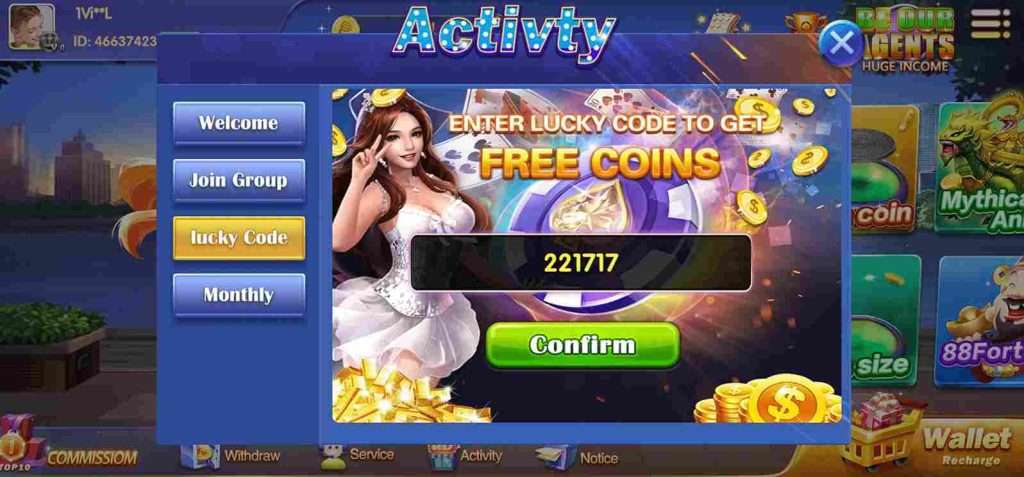 Masaya Game lucky code FREE COINS