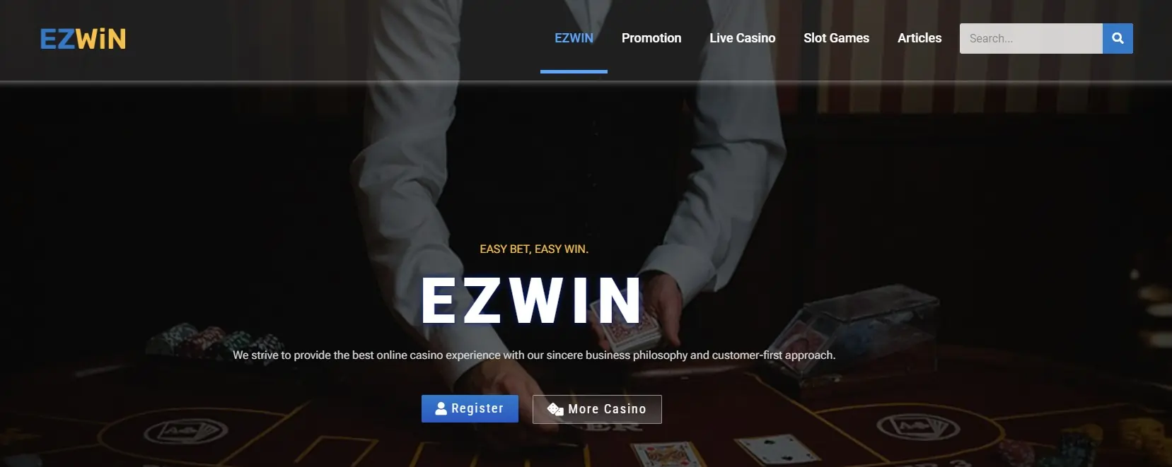 EZWIN Online Casino Login