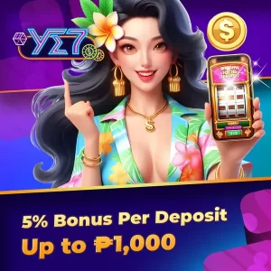 5% BONUS PER DEPOSIT UP TO 1,000