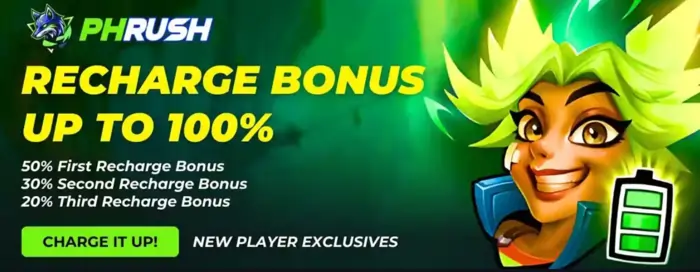 Recharge bonus upto 100%